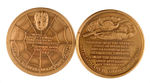 MARVEL SUPER HEROES HALLMARK BRONZE MEDALLION LOT OF 2.