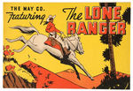 "THE MAY CO. FEATURING THE LONE RANGER" 1939 DEPARTMENT STORE ACTIVITY AND CHRISTMAS BOOK.