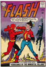 "THE FLASH #129 AND #137" PAIR WITH GOLDEN AGE FLASH CROSSOVER.