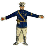 TIN LITHO TRAFFIC COP FIGURE.