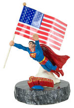 SUPERMAN "PROUDLY WE WAVE" STATUE.