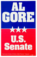 AL GORE, JR. CONGRESS AND SENATE POSTERS.