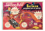 "SWITCH 'N GO BATMAN BATMOBILE SET BY MATTEL."