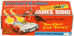 "SPECIAL AGENT 007 JAMES BOND TOYOTA 2000GT" BOXED CORGI DIE-CAST CAR.