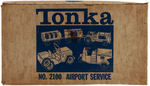 TONKA "AIRPORT SERVICE" LUGGAGE SERVICE BOXED SET.