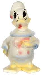 DONALD DUCK FIGURAL CERAMIC COOKIE JAR.