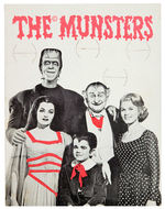“THE MUNSTERS” RING SET WITH VENDING MACHINE DISPLAY CARD.