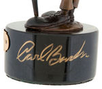 "THE BARKSTER BY CARL BARKS" SIGNED LIMITED EDITION BRONZE FIGURE.