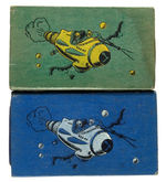 "BUCK ROGERS IN THE 25TH CENTURY" PENCIL BOX PAIR.