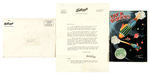 "BUCK ROGERS IN THE 25TH CENTURY" PREMIUM ORIGIN STORYBOOK WITH ENVELOPE AND LETTER.