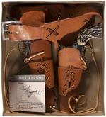 "SHOOTIN' SHELL FANNER FRONTIER DOUBLE HOLSTER SET."