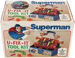 "SUPERMAN U-FIX-IT TOOL KIT" BOXED SET.