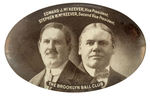 "THE BROOKLYN BALL CLUB" RARE POCKET MIRROR.