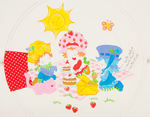 STRAWBERRY SHORTCAKE AND FRIENDS ORIGINAL ART DONE FOR AMERICAN GREETINGS CARD CO.