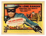 "THE LONE RANGER AND THE LOST CITY OF GOLD" HALF-SHEET MOVIE POSTER.