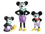 MICKEY MOUSE DEANS RAG STYLE CHINA FIGURINES.