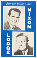 NIXON 1960 JUGATE PLUS QUADRAGATE SHOWING HIM WITH WASHINGTON, LINCOLN, TEDDY ROOSEVELT.