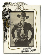 "HOPALONG CASSIDY" PICTURE FRAME/ALBUM.