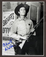 LASH LaRUE & CLINT WALKER SIGNED PHOTOS.