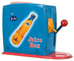“BIRELEY’S JUICE BOX” TOY SODA DISPENSER.