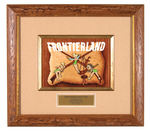 FRONTIERLAND/TINKER BELL LIMITED EDITION FRAMED PIN SET.