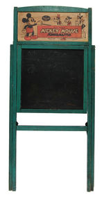 "MICKEY MOUSE SCHOOLMASTER" BLACKBOARD/NOTEBOARD.