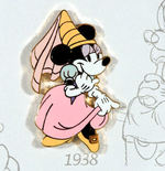 "MINNIE THROUGH TIME" LIMITED EDITION FRAMED PIN SET.