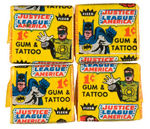 "JUSTICE LEAGUE OF AMERICA" GUM & TATTOO EXTENSIVE LOT.