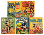 MICKEY MOUSE & DONALD DUCK BETTER LITTLE BOOK LOT.