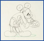 MAGICIAN MICKEY PRODUCTION DRAWING FEATURING MICKEY MOUSE.