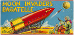 "MOON INVADERS BAGATELLE" BOXED GAME.