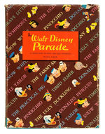 "THE WALT DISNEY PARADE/THUMPER" HARDCOVER BOOK PAIR.