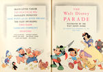 "THE WALT DISNEY PARADE/THUMPER" HARDCOVER BOOK PAIR.