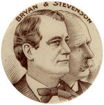 "BRYAN & STEVENSON" RARE 1900 JUGATE WITH ILLUSTRATED PORTRAITS.