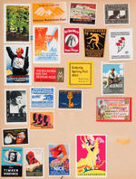 HUGE POSTER STAMP COLLECTION - APPROX. 12,500 STAMPS.