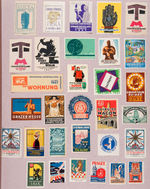 HUGE POSTER STAMP COLLECTION - APPROX. 12,500 STAMPS.