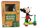 "WALT DISNEY'S MICKEY MOUSE SCOOTER-JOCKEY" BOXED WIND-UP.