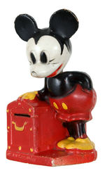 MICKEY MOUSE BANK BY CROWN (RARE COLOR VARIETY).