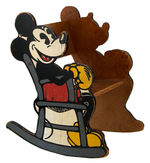 MICKEY & MINNIE MOUSE CHILD'S ROCKING CHAIR.