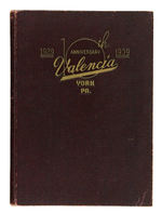 "VALENCIA 10TH ANNIVERSARY" BOOK SIGNED BY DUKE ELLINGTON, WOODY HERMAN & GUY LOMBARDO.