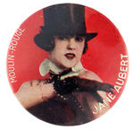 "MOULIN ROUGE JANE AUBERT" MIRROR SHOWS FRENCH AND USA ACTRESS.