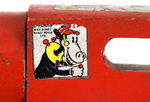 WALT DISNEY CHARACTER ENGLISH WOOD TRAIN PULL TOY.