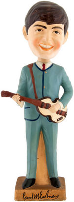 THE BEATLES GIANT BOBBING HEAD STORE DISPLAY FIGURE SET BY CAR MASCOTS INC.