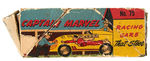 "CAPTAIN MARVEL LIGHTNING RACING CARS" BOXED SET.