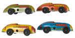 "CAPTAIN MARVEL LIGHTNING RACING CARS" BOXED SET.