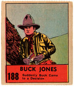 "BUCK JONES BIG LITTLE BOOK" STRIP CARDS.