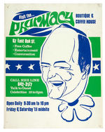 HUBERT HUMPHREY CARICATURE POSTER PAIR.