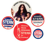 HOWARD STERN FOR GOVERNOR (1994) AND PRESIDENT (1996) COLLECTION OF FIVE.