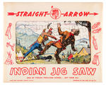 "STRAIGHT ARROW INDIAN JIGSAW PUZZLES" RARE BOXED SET.