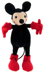 KRAZY KAT CHARACTER "IGNATZ MOUSE" EARLY 1930S KNICKERBOCKER STUFFED DOLL.